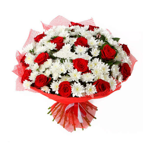 Купить Букет "Цветочный восторг" в интернет-магазине Праздник цветов и подарков с доставкой по Хабаровску недорого.
