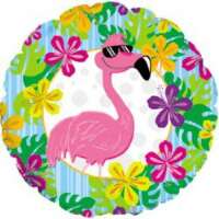 шар фольгированный "фламинго"
