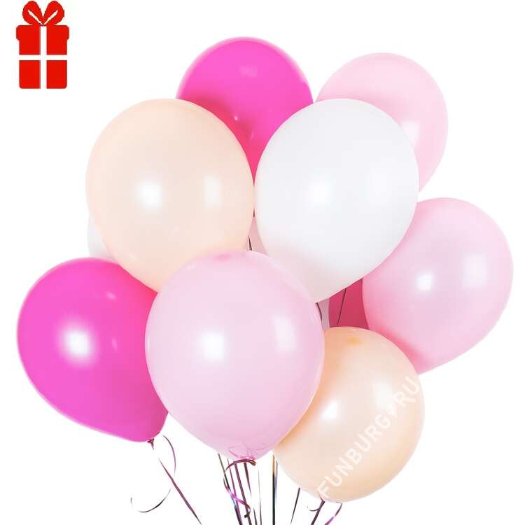Купить букет шаров 8 в интернет-магазине Праздник цветов и подарков с доставкой по Хабаровску недорого.