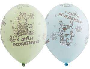Купить Шар латекс "Зверюшки-игрушки" в интернет-магазине Праздник цветов и подарков с доставкой по Хабаровску недорого.