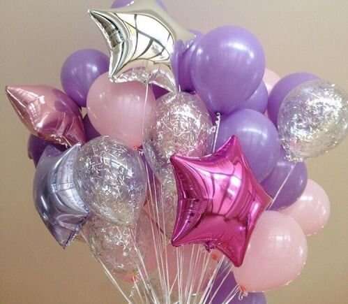 Купить букет из шаров "романтика" в интернет-магазине Праздник цветов и подарков с доставкой по Хабаровску недорого.