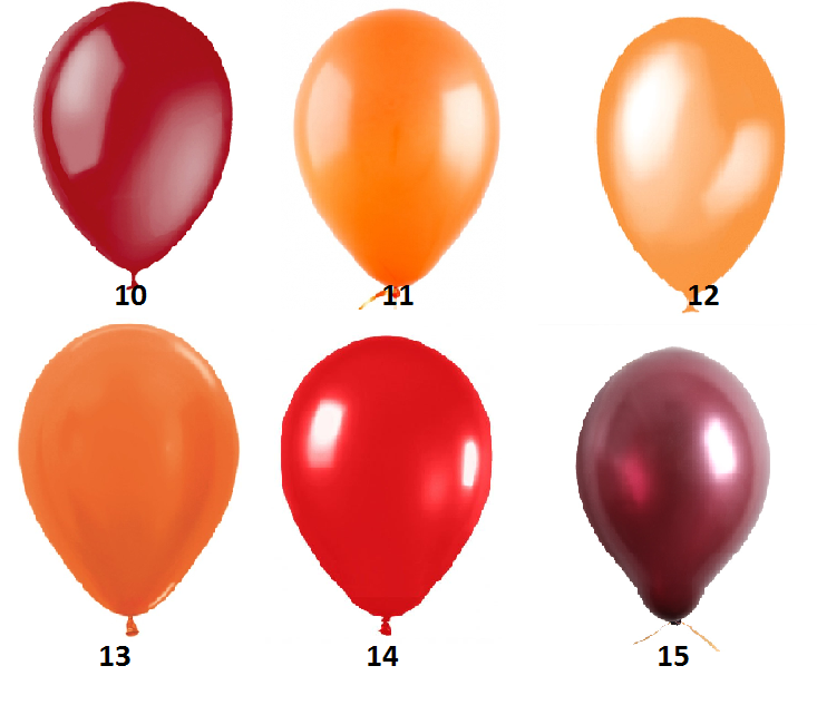 Купить шар латекс однотонный красно-оранжевый в интернет-магазине Праздник цветов и подарков с доставкой по Хабаровску недорого.