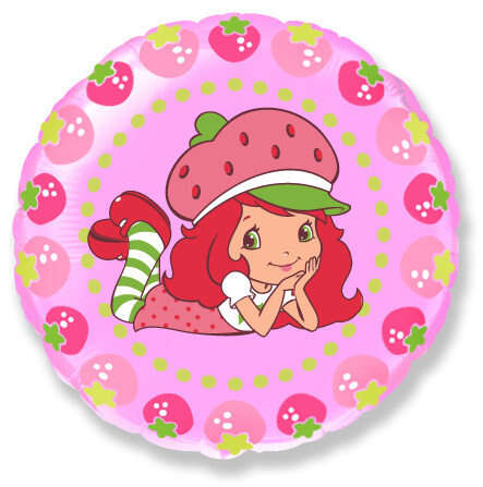 Купить шар фольгированный девочка-клубничка 2 в интернет-магазине Праздник цветов и подарков с доставкой по Хабаровску недорого.