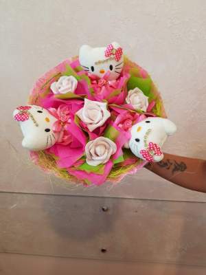 Купить Букет "Котята". розовый в интернет магазине Праздник цветов и подарков по доступной цене. Заказать
        Букет "Котята". розовый недорого с доставкой по Хабаровску.