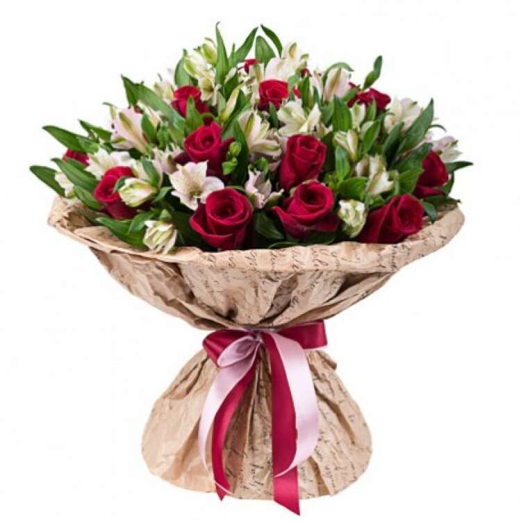 Купить букет"Всегда удачный". в интернет-магазине Праздник цветов и подарков с доставкой по Хабаровску недорого.
