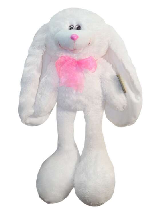 Купить заяц белый (большой). в интернет-магазине Праздник цветов и подарков с доставкой по Хабаровску недорого.