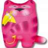 Игрушка антистресс "кошки-мышки" цвет розовый.