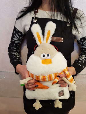 Купить Кролик Роджер с морковкой. в интернет магазине Праздник цветов и подарков по доступной цене. Заказать
        Кролик Роджер с морковкой. недорого с доставкой по Хабаровску.