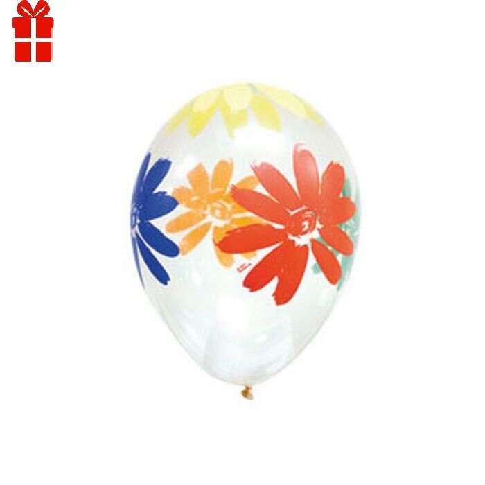 Купить шар прозрачный ромашки 14 дюймов в интернет-магазине Праздник цветов и подарков с доставкой по Хабаровску недорого.