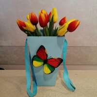Букет с тюльпанами "Весна".