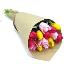 Купить букет "тюльпаны микс" в интернет магазине Праздник цветов и подарков по доступной цене. Заказать букет "тюльпаны микс" недорого с доставкой по Хабаровску.