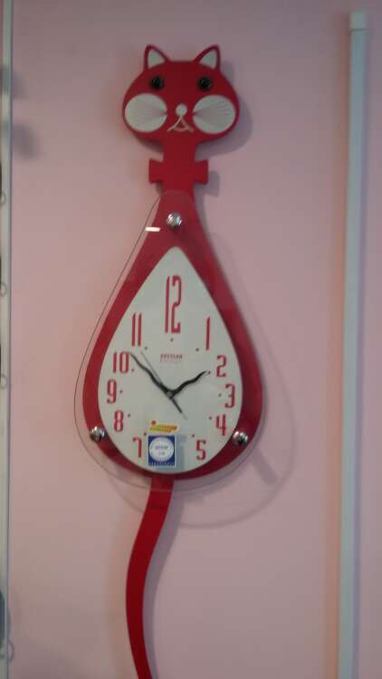 Купить Часы "КОТ" с маятником в интернет-магазине Праздник цветов и подарков с доставкой по Хабаровску недорого.